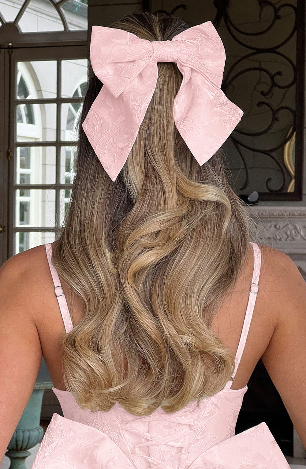 Elsa Bow - Blush – Babyboo Fashion