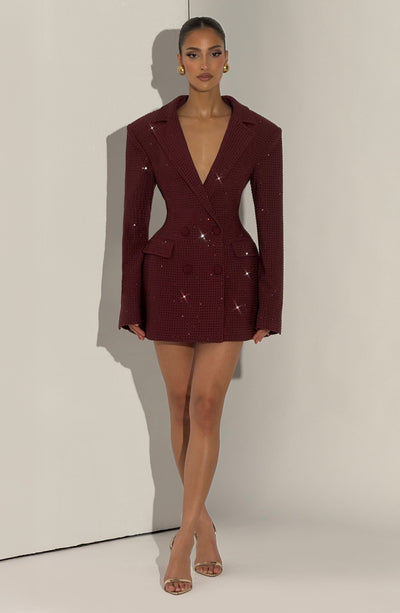 burgundy fold over mini dress Women's Burgundy Velvet Bandeau Fold Over Mini Dress