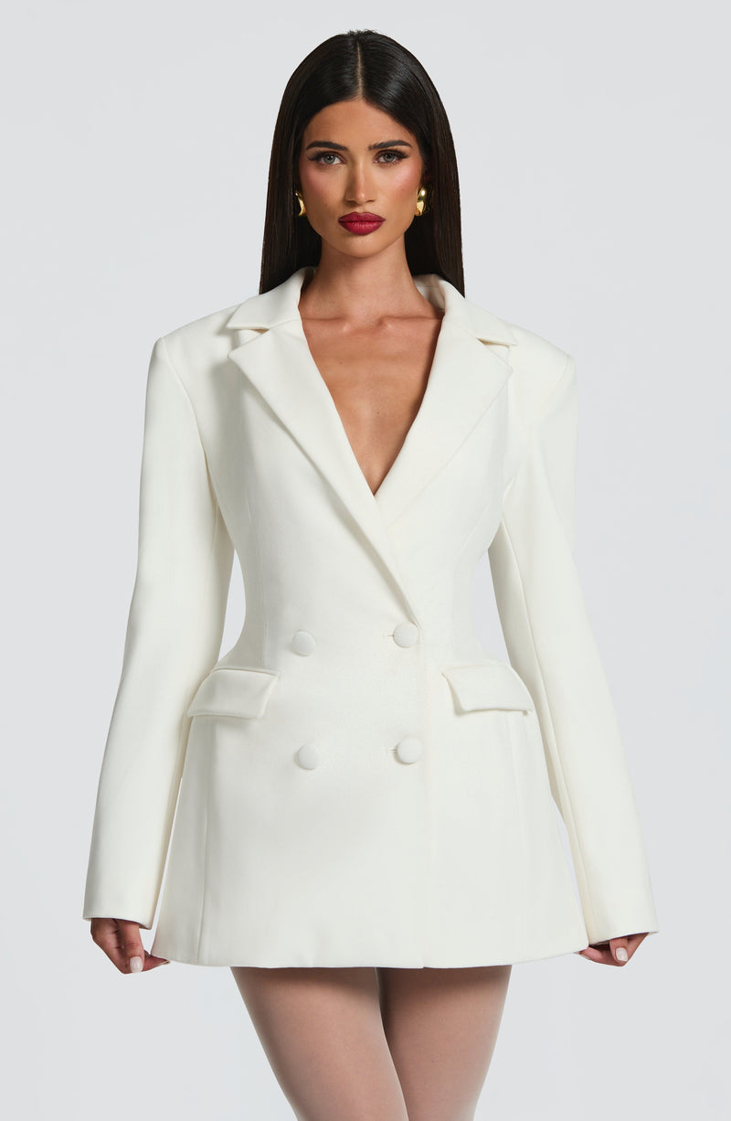 Babyboo Elvira Mini Dress in Ivory Size XL