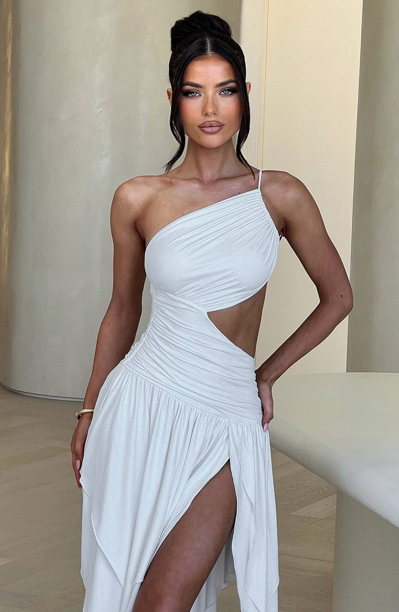 Emeline Midi Dress - White Dress Babyboo Fashion Premium Exclusive Design
