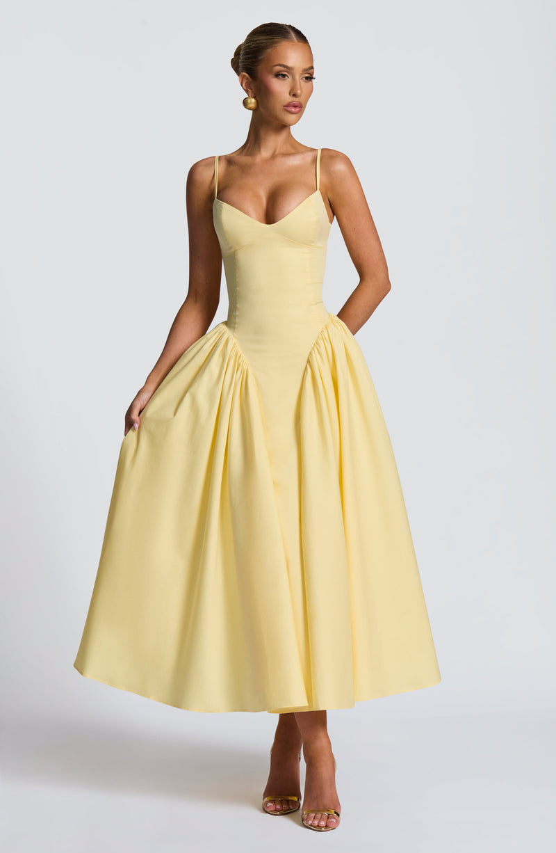 Emerson Midi Dress - Lemon Emerson Midi Dress - Lemon