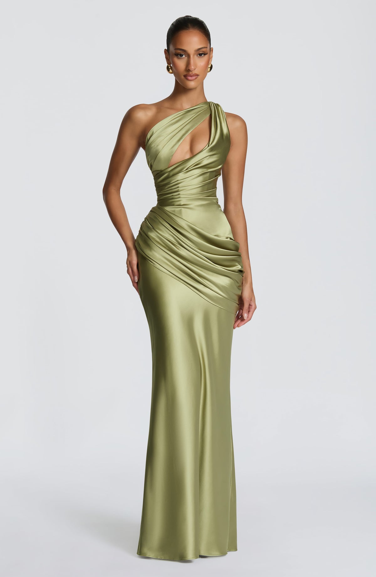 Babyboo: Emina Maxi Dress Light Olive