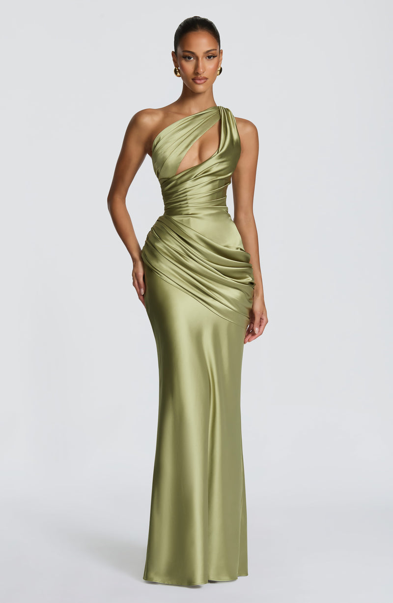Emina Maxi Dress - Light Olive Emina Maxi Dress - Light Olive