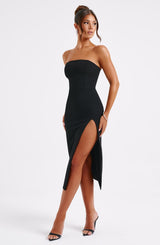 Emmaline Midi Dress - Black Dress Babyboo Fashion Premium Exclusive Design