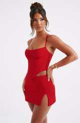 Erika Corset - Red Tops Babyboo Fashion Premium Exclusive Design