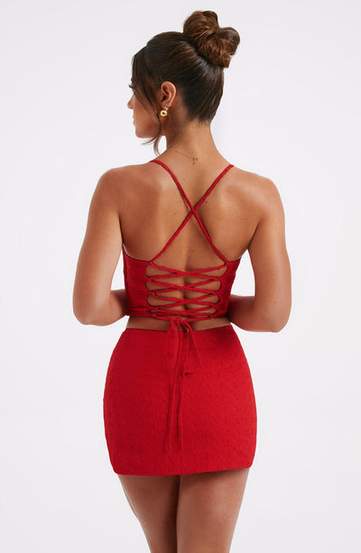 Erika Corset - Red Tops Babyboo Fashion Premium Exclusive Design