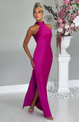Etta Maxi Dress - Hot Pink Dress Babyboo Fashion Premium Exclusive Design