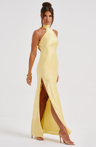 Etta Maxi Dress - Lemon Dress Babyboo Fashion Premium Exclusive Design