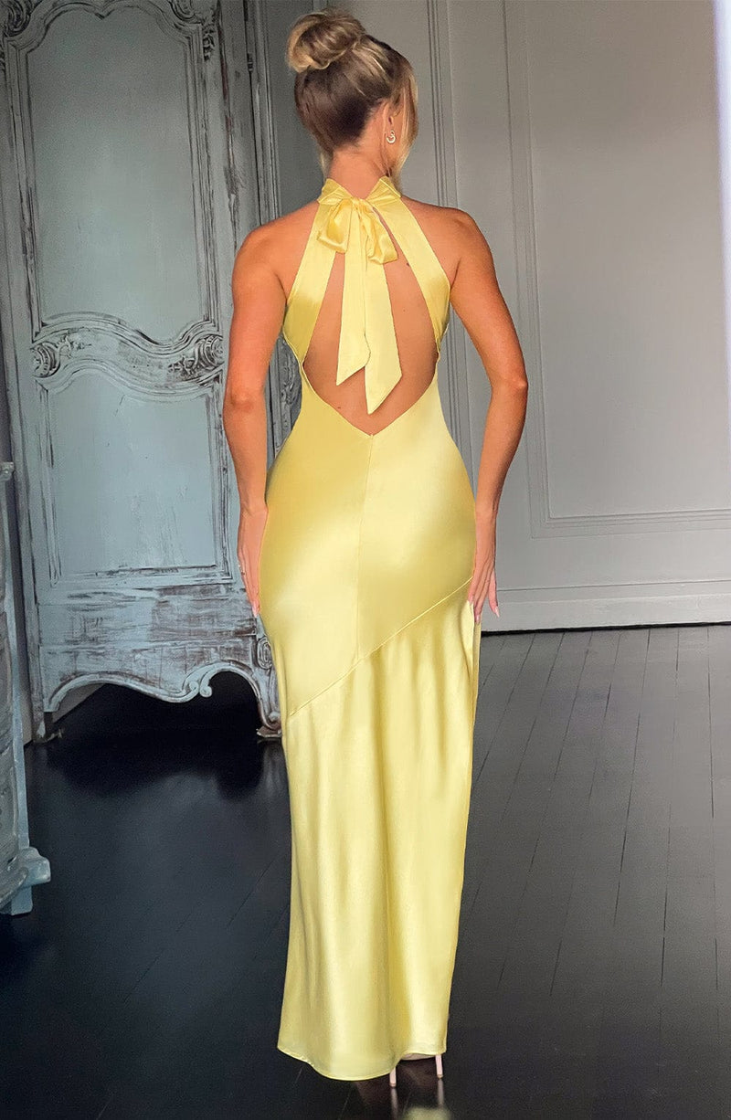 Etta Maxi Dress - Lemon Dress Babyboo Fashion Premium Exclusive Design