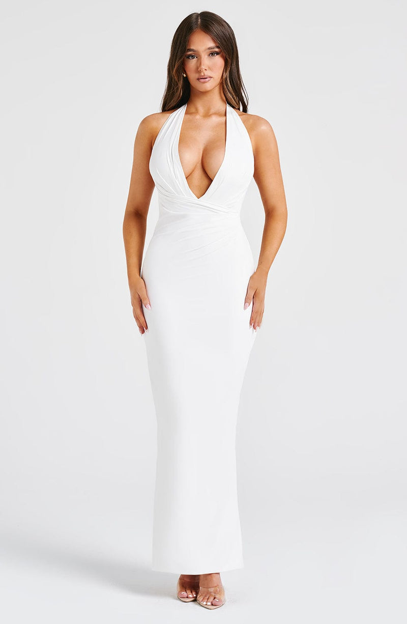 Evangeline Maxi Dress - Ivory Dress Babyboo Fashion Premium Exclusive Design