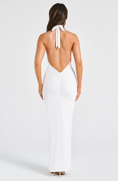 Evangeline Maxi Dress - Ivory Dress Babyboo Fashion Premium Exclusive Design