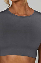 Eve Top - Charcoal Tops Babyboo Fashion Premium Exclusive Design