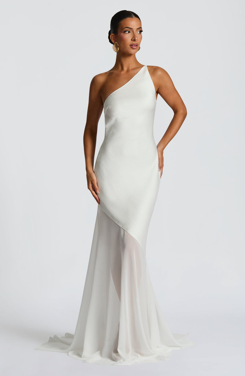 Fable Gown - Ivory White Maxi Dress | Babyboo Fashion Fable Gown - Ivory White Maxi Dress | Babyboo Fashion