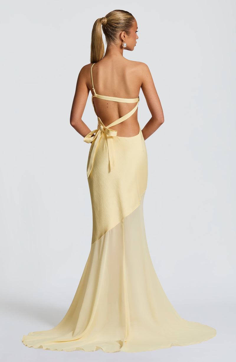 Yellow Maxi Dress - Elegant Fable Gown - Lemon from Babyboo Fashion Yellow Maxi Dress - Elegant Fable Gown - Lemon from Babyboo Fashion