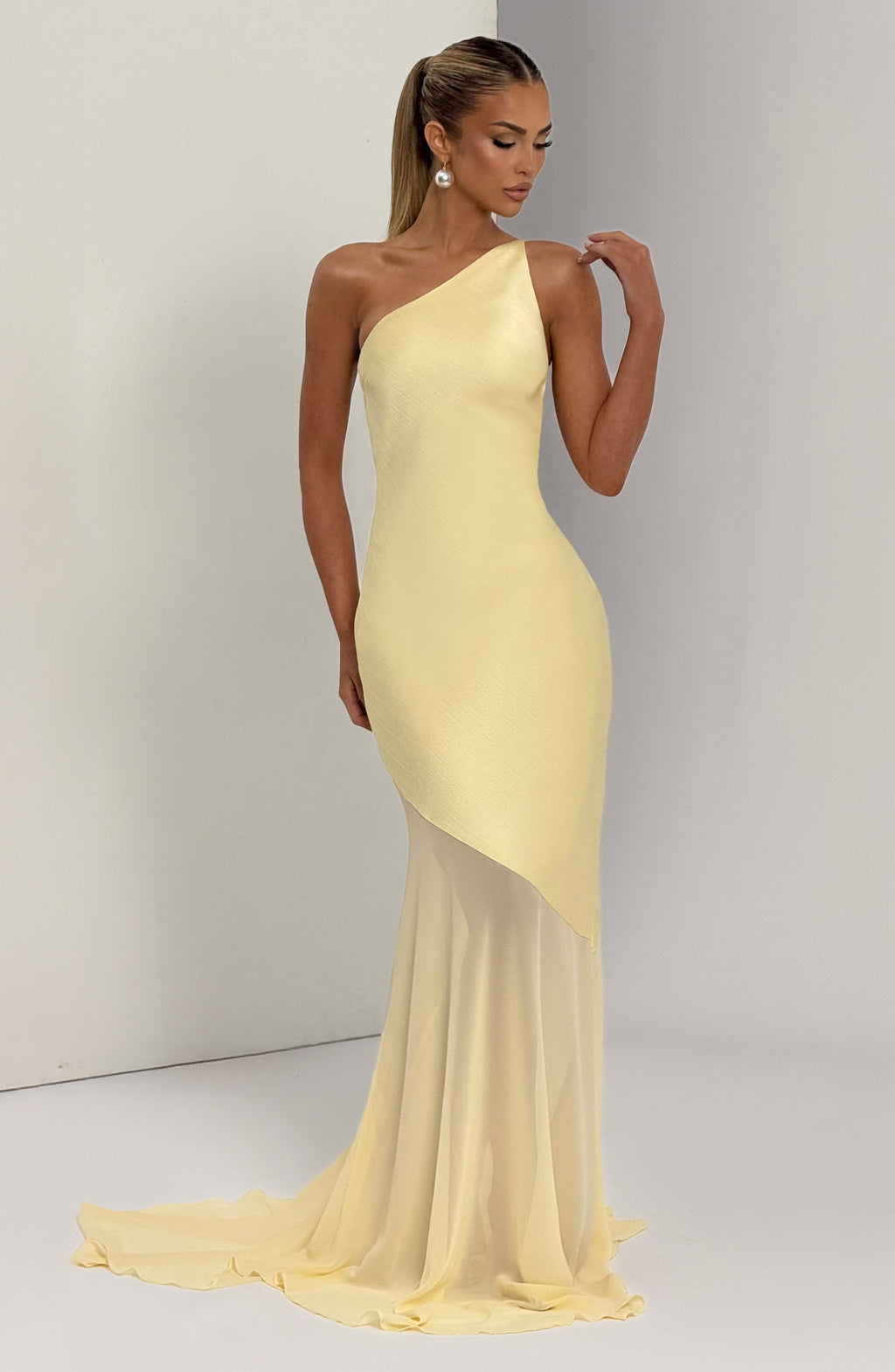 Yellow Maxi Dress - Elegant Fable Gown - Lemon from Babyboo Fashion