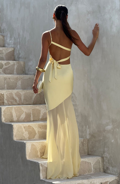 Yellow Maxi Dress - Elegant Fable Gown - Lemon from Babyboo Fashion Yellow Maxi Dress - Elegant Fable Gown - Lemon from Babyboo Fashion