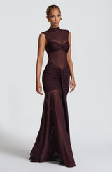 Fae Maxi Skirt - Plum Skirt Babyboo Fashion Premium Exclusive Design