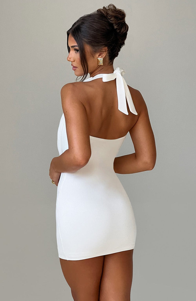 Fallon Mini Dress - Ivory Dress Babyboo Fashion Premium Exclusive Design