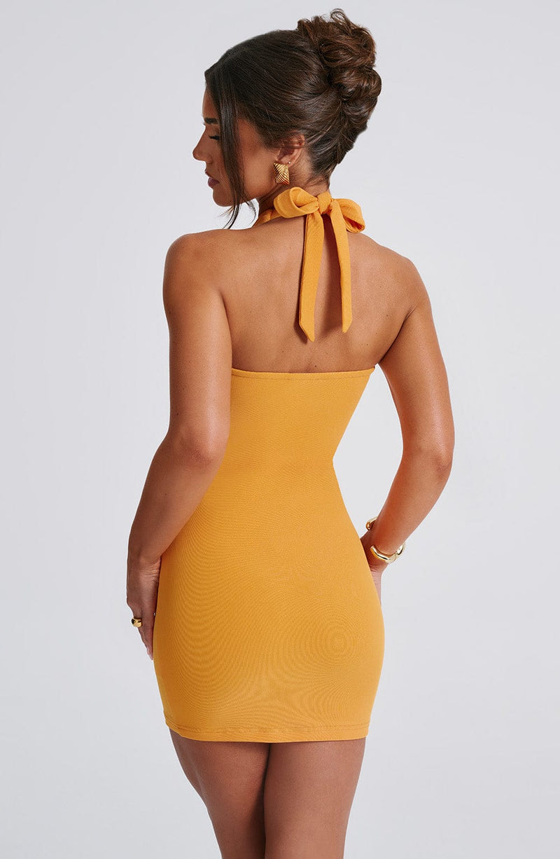 Fallon Mini Dress - Tangerine Dress Babyboo Fashion Premium Exclusive Design