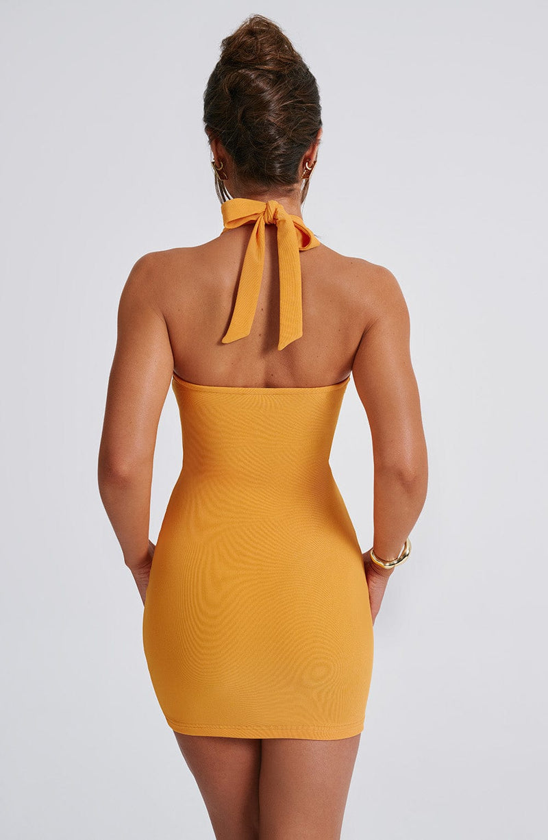 Fallon Mini Dress - Tangerine Dress Babyboo Fashion Premium Exclusive Design