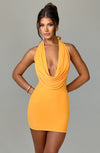 Fallon Mini Dress - Tangerine Dress XS Babyboo Fashion Premium Exclusive Design