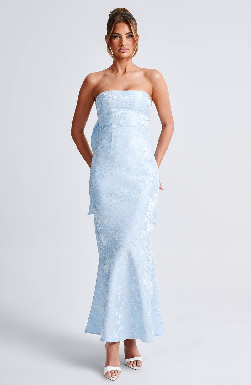 Felicity Maxi Dress - Blue Babyboo Fashion Felicity Maxi Dress - Blue Babyboo Fashion