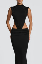 Fenella Maxi Dress - Black Dress Babyboo Fashion Premium Exclusive Design