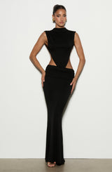 Fenella Maxi Dress - Black Dress Babyboo Fashion Premium Exclusive Design