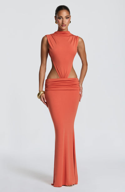Fenella Maxi Dress - Burnt Orange Fenella Maxi Dress - Burnt Orange