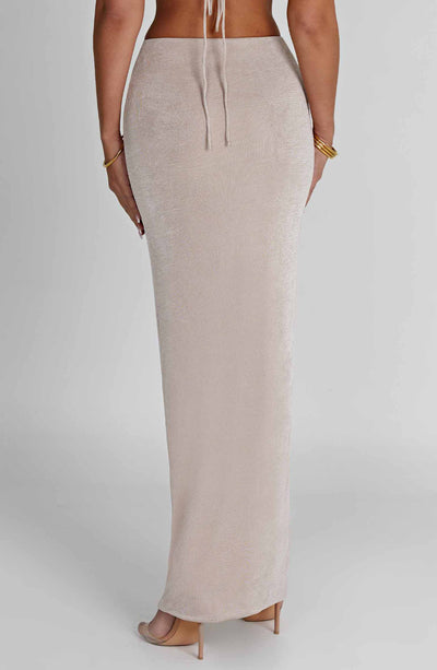 Fifi Maxi Skirt - Champagne Skirt Babyboo Fashion Premium Exclusive Design