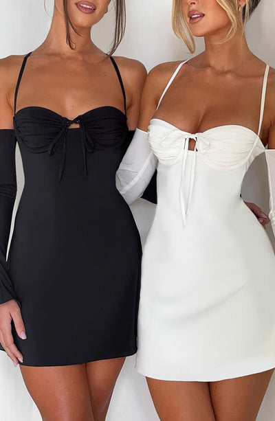 Fiona Mini Dress - Black Dress Babyboo Fashion Premium Exclusive Design
