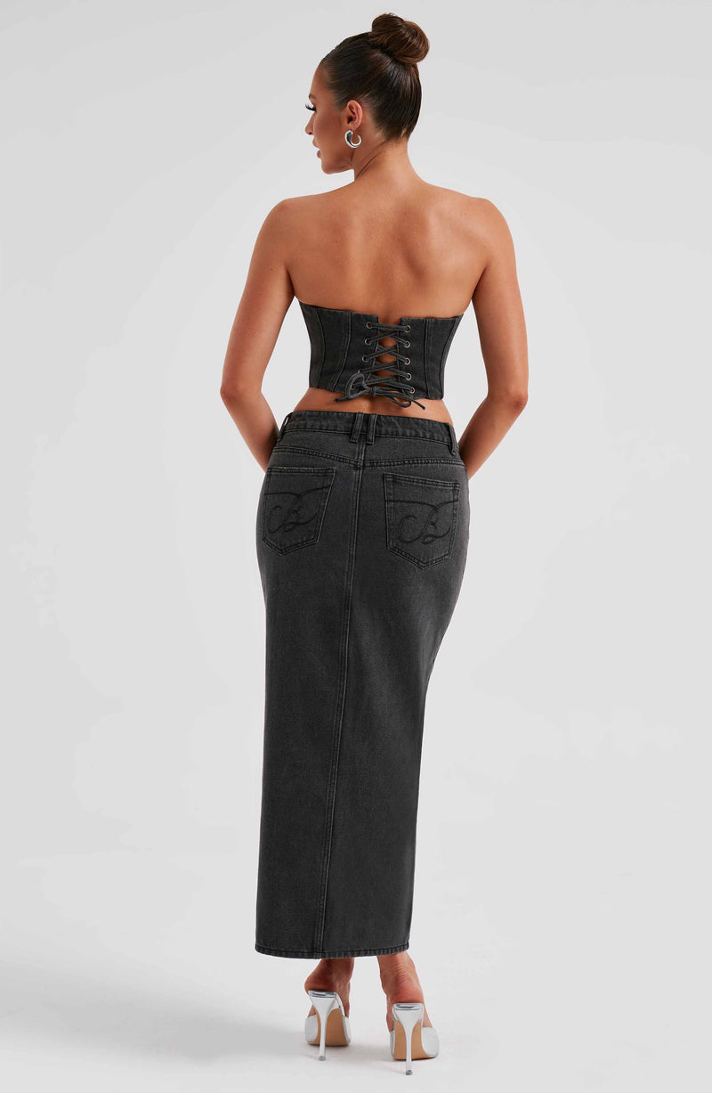 Flor Maxi Skirt - Black Skirt Babyboo Fashion Premium Exclusive Design