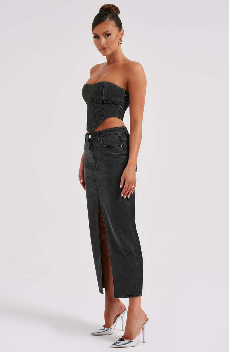 Flor Maxi Skirt - Black Skirt Babyboo Fashion Premium Exclusive Design