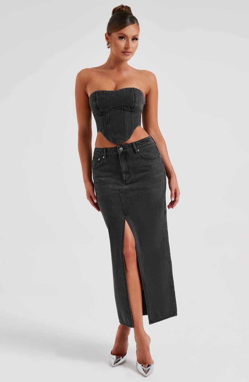 Flor Maxi Skirt - Black Skirt XS Babyboo Fashion Premium Exclusive Design