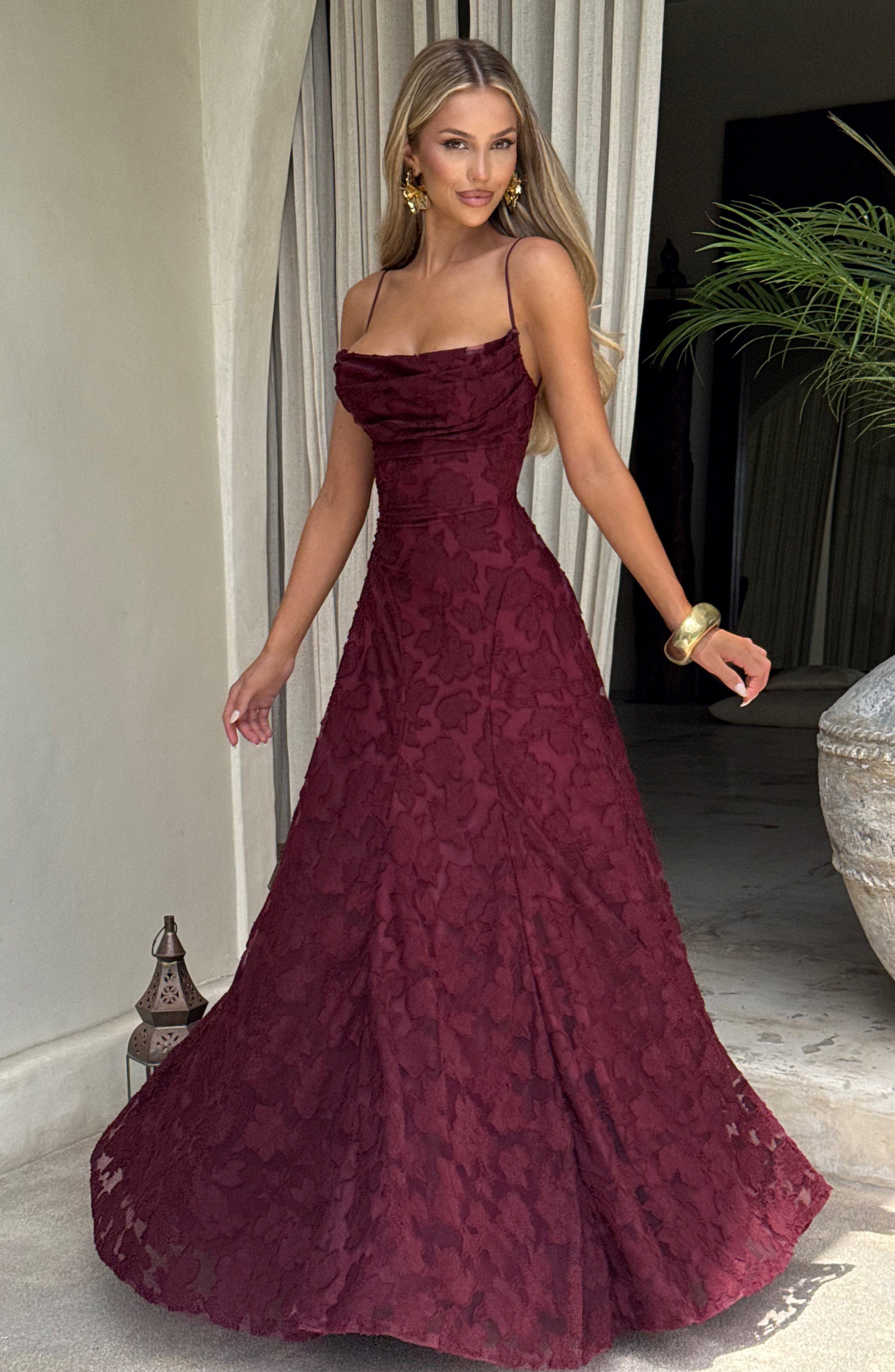 Red Maxi Dress - Francis Maxi Dress