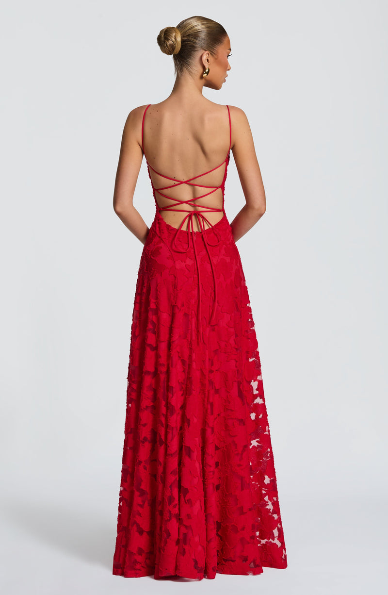 Red Maxi Dress - Francis Maxi Dress