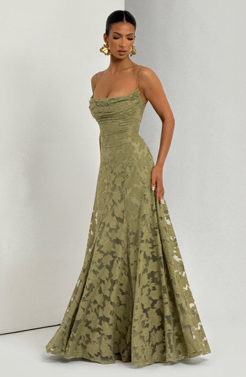 Green Maxi Dress - Francis Maxi Dress - Sage | Babyboo Fashion Green Maxi Dress - Francis Maxi Dress - Sage | Babyboo Fashion