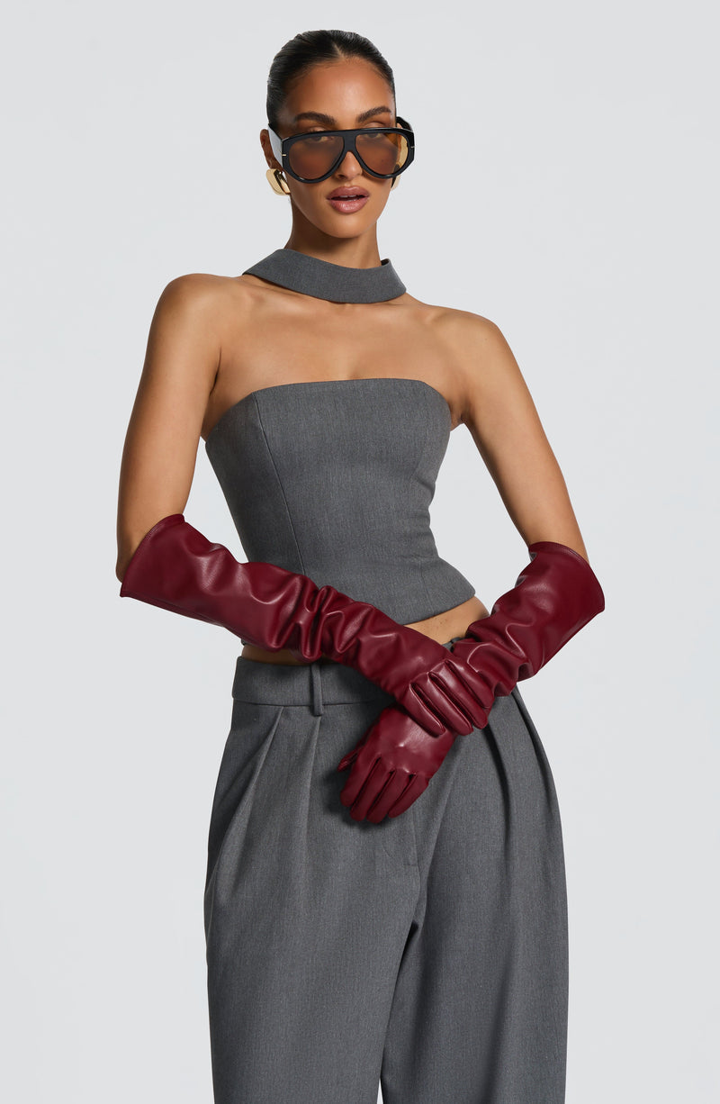 Burgundy Frankie Gloves Burgundy Frankie Gloves
