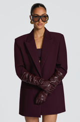 Frankie Gloves - Plum Accessories Babyboo Fashion Premium Exclusive Design