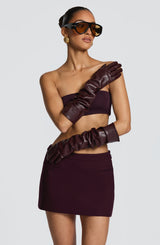 Frankie Gloves - Plum Accessories Babyboo Fashion Premium Exclusive Design