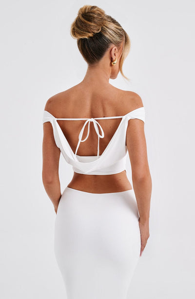 Franziska Top - White Tops Babyboo Fashion Premium Exclusive Design