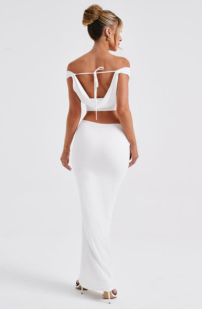 Franziska Top - White Tops Babyboo Fashion Premium Exclusive Design