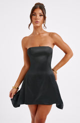 Freja Mini Dress - Black Dress Babyboo Fashion Premium Exclusive Design