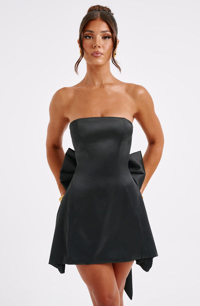 Freja Mini Dress - Black Dress Babyboo Fashion Premium Exclusive Design