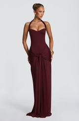 Gia Maxi Dress - Cherry Lacquer Dress Babyboo Fashion Premium Exclusive Design