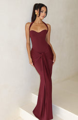 Gia Maxi Dress - Cherry Lacquer Dress Babyboo Fashion Premium Exclusive Design