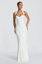 Gia Maxi Dress - Ivory Dress Babyboo Fashion Premium Exclusive Design