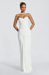 Gia Maxi Dress - Ivory Dress Babyboo Fashion Premium Exclusive Design