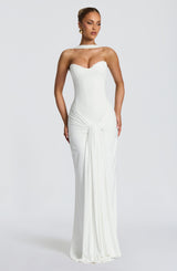 Gia Maxi Dress - Ivory Dress Babyboo Fashion Premium Exclusive Design