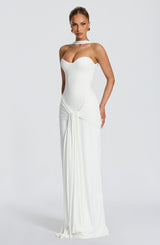 Gia Maxi Dress - Ivory Dress Babyboo Fashion Premium Exclusive Design